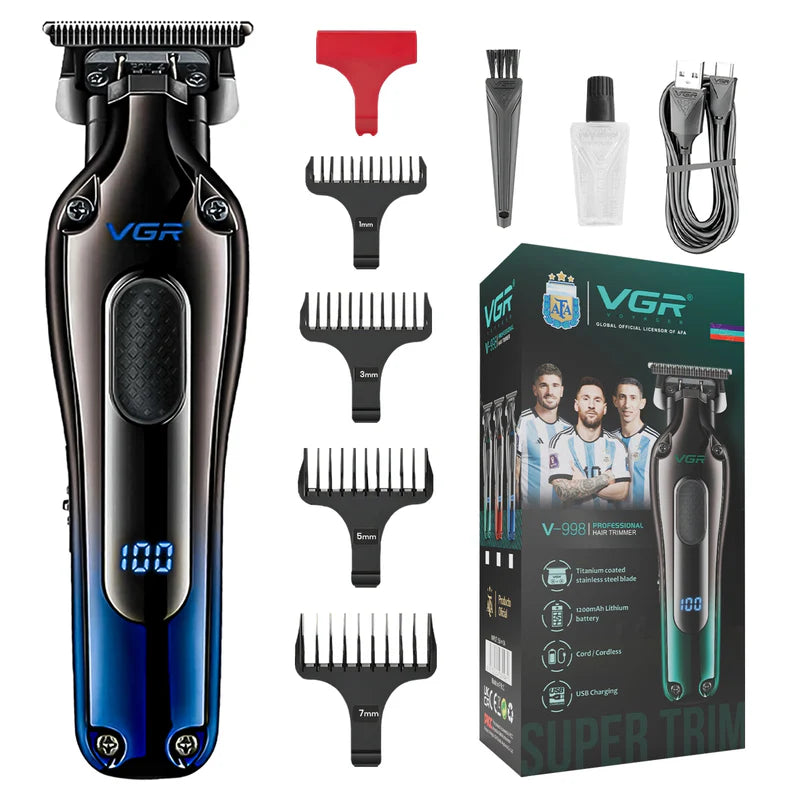 Vgr-V-998 Professional Cord Cordless Hair Trimmer For Men
