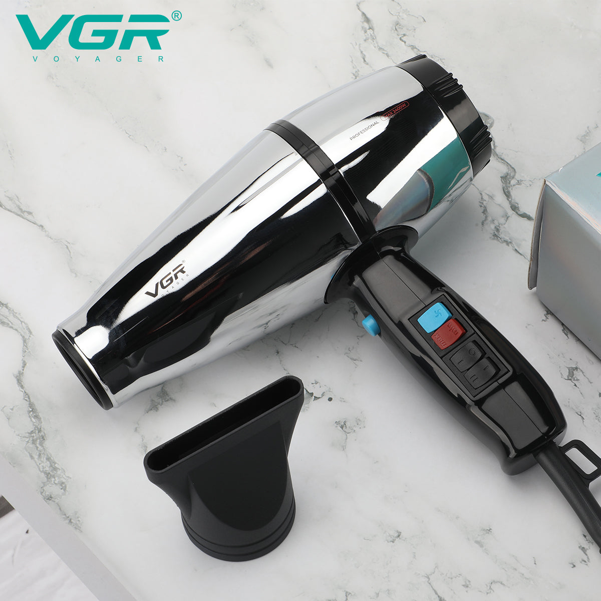 VGR V-466 Professional Hair Dryer AC Motor 2000-2400 Watts