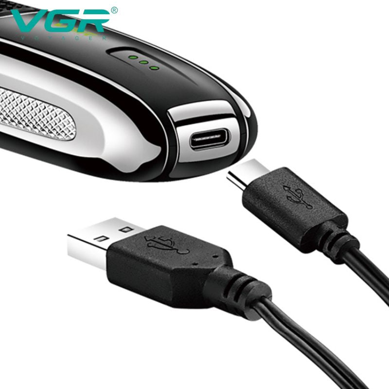 ماكينة حلاقة وتشذيب لحية احترافية للرجال VGR V-020