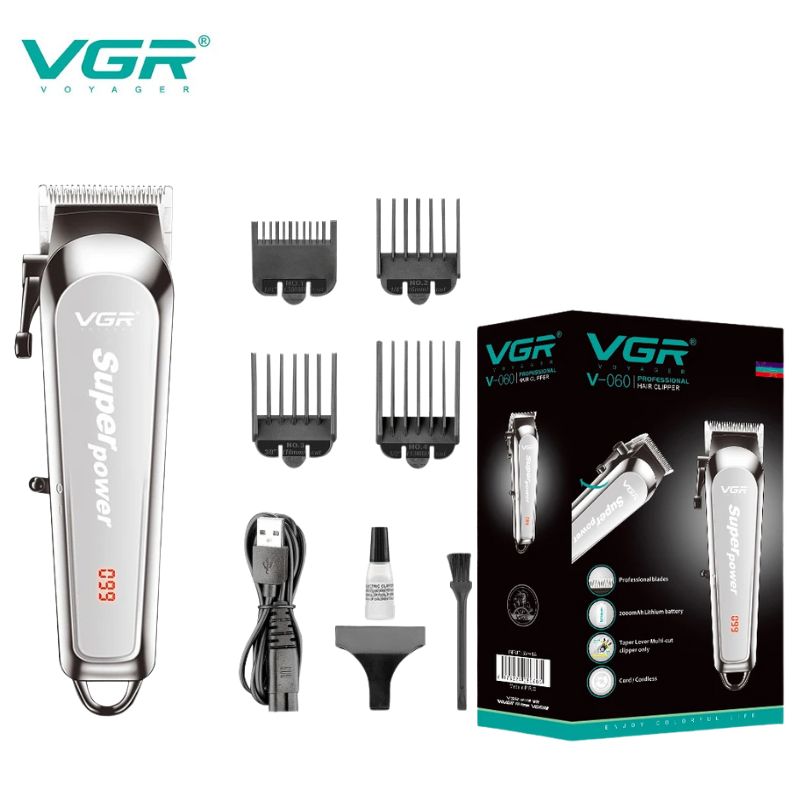 VGR V-060 Professional Hair Clipper for Men