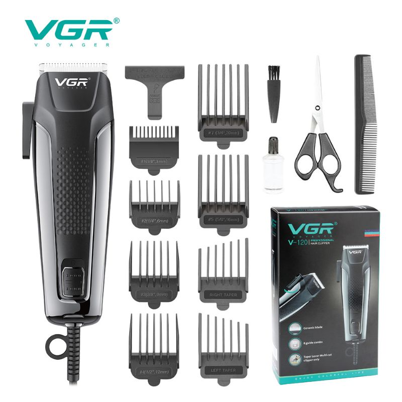VGR V-120 Professional Hair Clipper for Men Corded