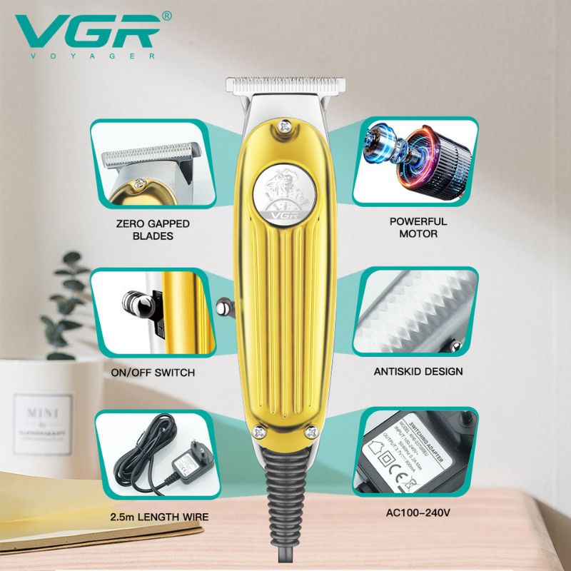 VGR V-122 Professional Hair Trimmer for Men Corded