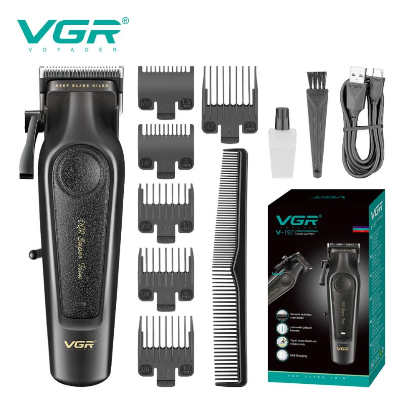 VGR V-197 Professional Hair Clipper for Men