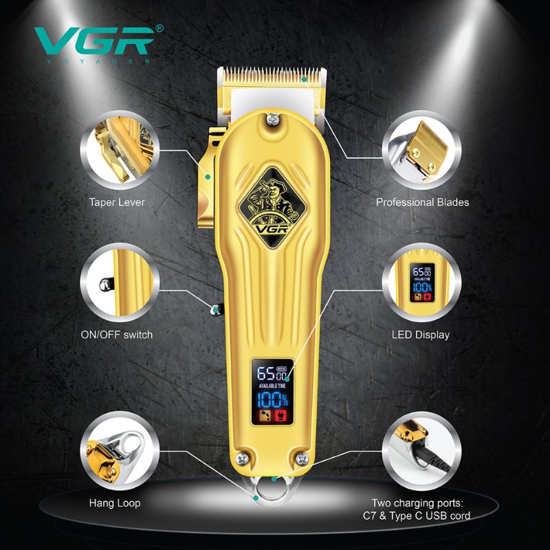 VGR V-267 Professional Hair Clipper for Men