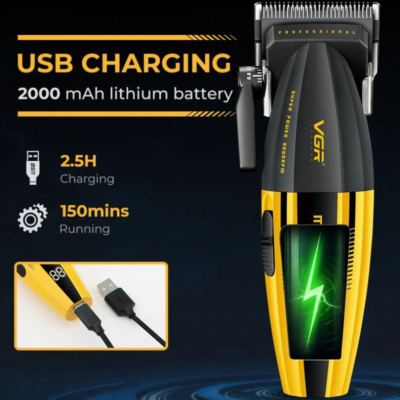 VGR V-285 Musular C1 Clipper For Men 9000 RBM