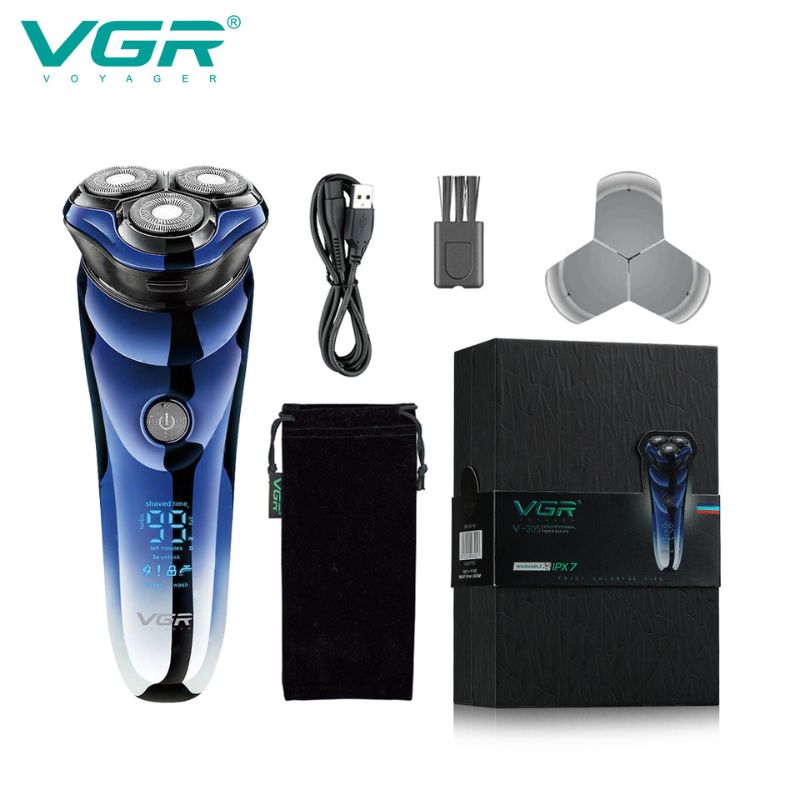 VGR V-305 Waterproof Beard Shaver for Men