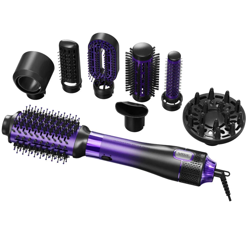 VGR V-488 Professional 8 IN 1 Hot Air Brush