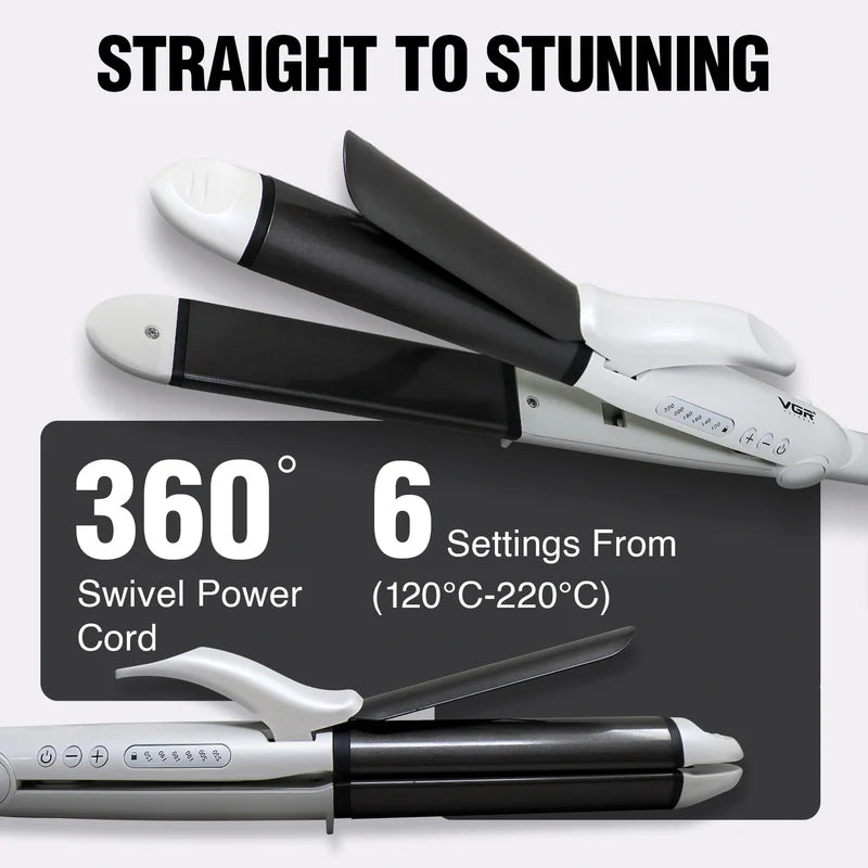 VGR V-558 2-in-1 Hair Straightener and Curler