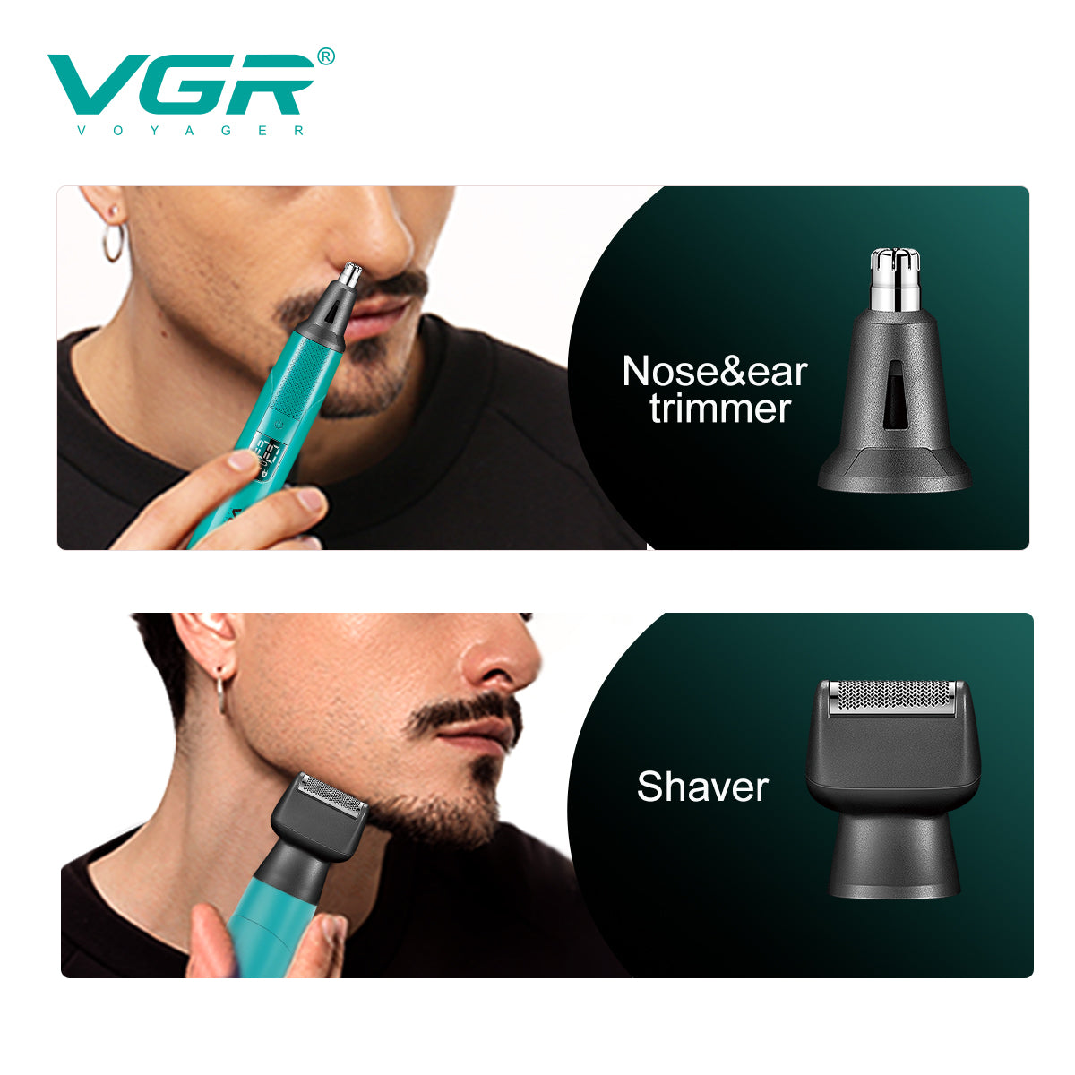 ماكينه حلاقة إحترافية ٣ في ١ مقاومه للماء VGR V-633