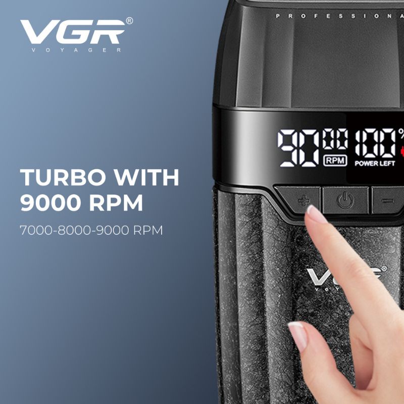 ماكينة حلاقة وتنعيم إحترافية 9000 لفة بالدقيقة VGR V-640S