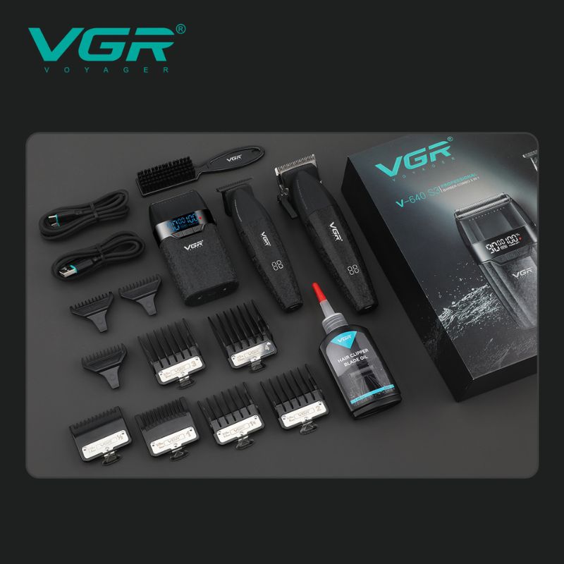 VGR V-640 S3 Professional Grooming Kit for Men