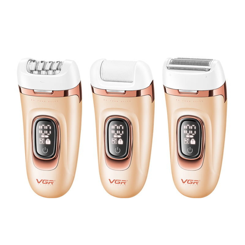 جهاز إزالة الشعر النسائي الاحترافي 3 في 1 VGR V-762