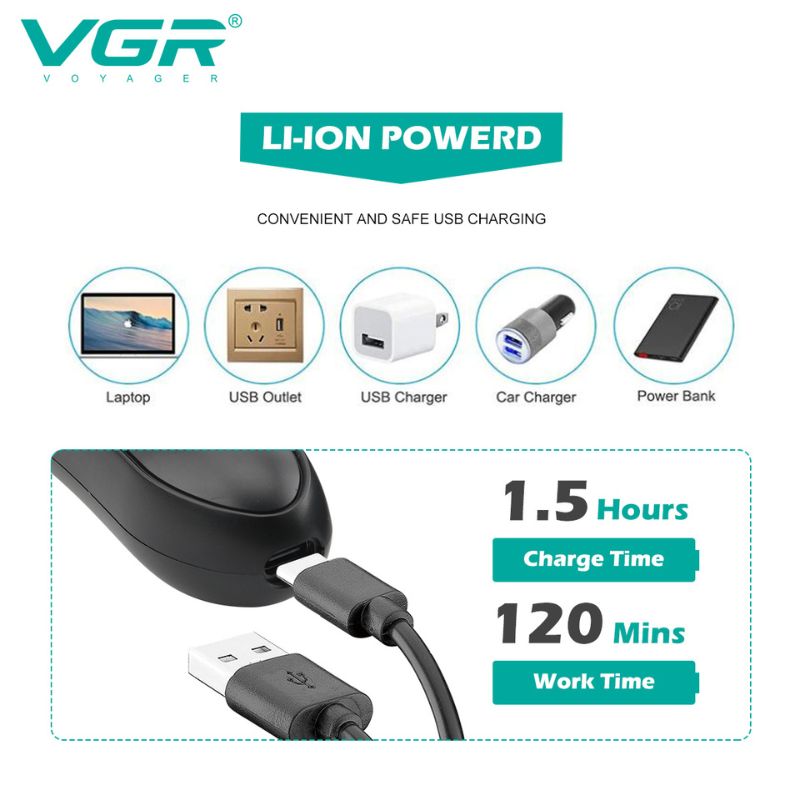 ماكينة تشذيب للجسم والأنف VGR V-934