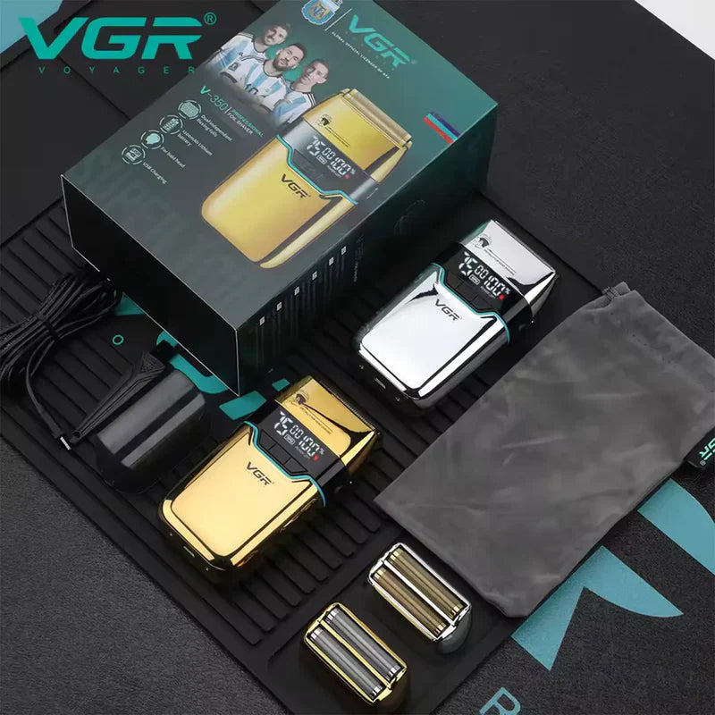 VGR V-350 Professional Foil Shaver With Ultimate Precision for Bald Head & Beard Shaving for Men