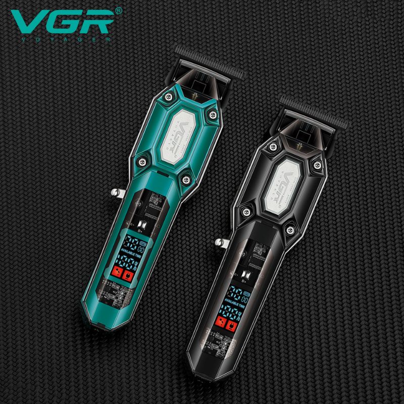 ماكينة حلاقة شعر احترافية سلكية/لاسلكية للاستخدام في الصالونات والمنازل VGR V-900