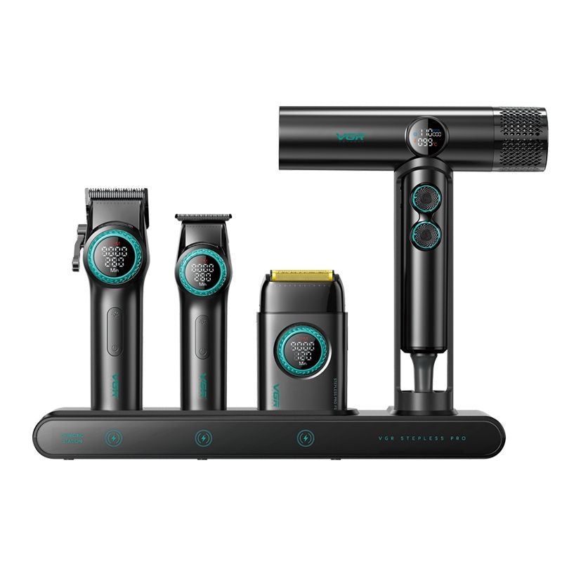 مجموعة العناية المتكاملة للرجال VGR STEPLESS PRO 4 IN 1