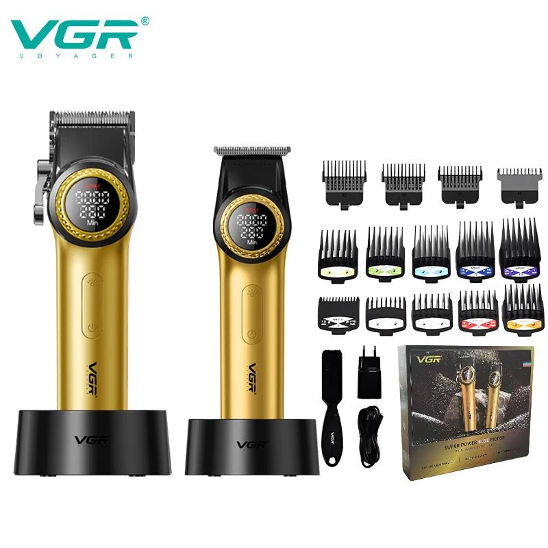 VGR V-001PRO & V-977 Professional Barber Combo – VGR Official Egypt