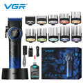 ماكينة قص شعر احترافية باصدار محدود للرجال VGR V-001blue
