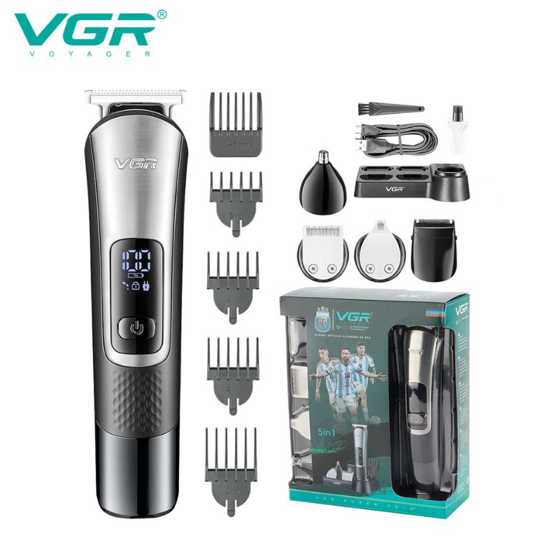 مجموعة أدوات العناية بالشعر الاحترافية (للرجال) VGR V-111