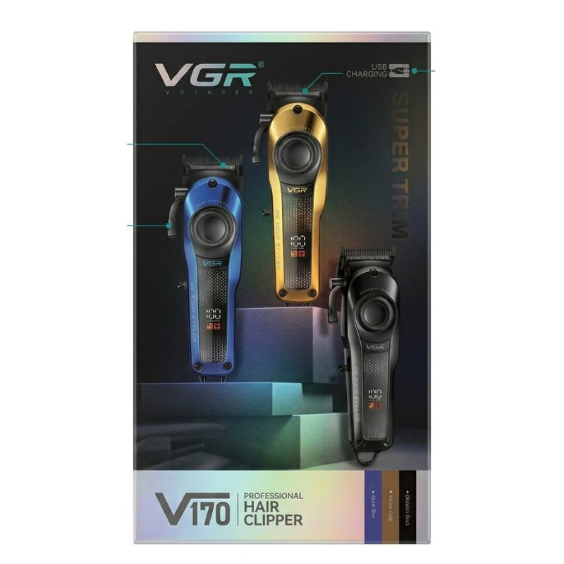 VGR V-170 Professional Hair Clipper Titanium Blades