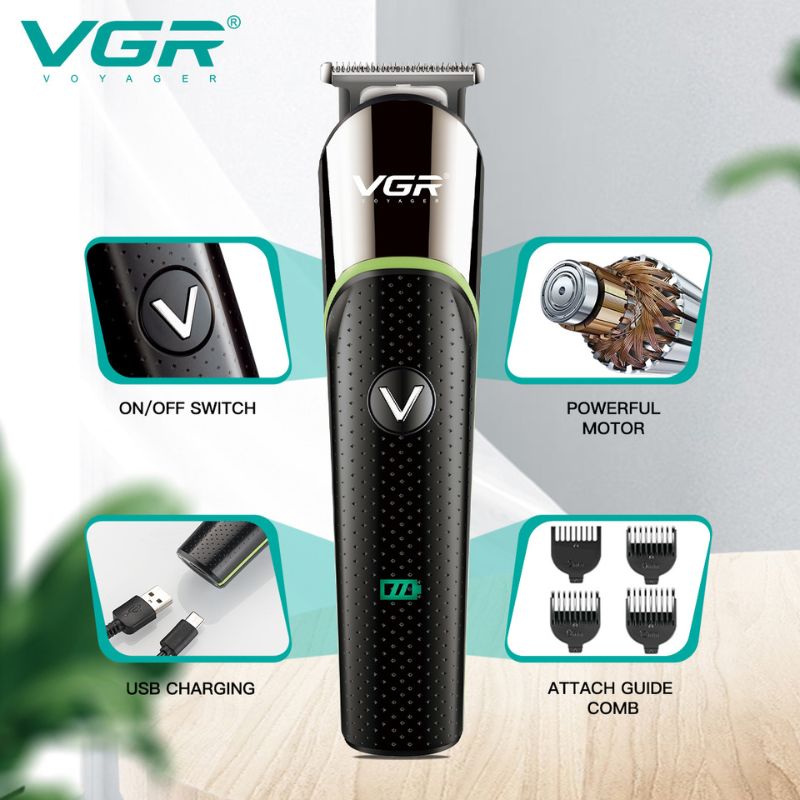 ماكينة تشذيب شعر إحترافية للرجال VGR V-191