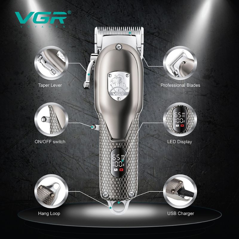 ماكينة قص الشعر ذات الجودة الاحترافية للرجال VGR V-276