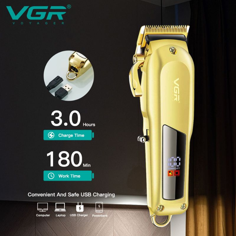 VGR V-278 Professional Hair Clipper for Men Cordless Rechargeable