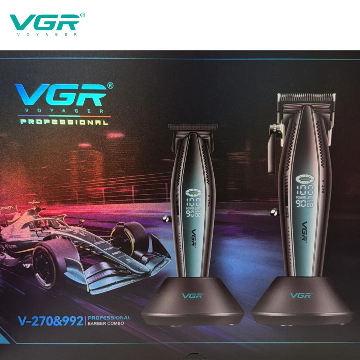 VGR V-270&992 Professional Barber Combo