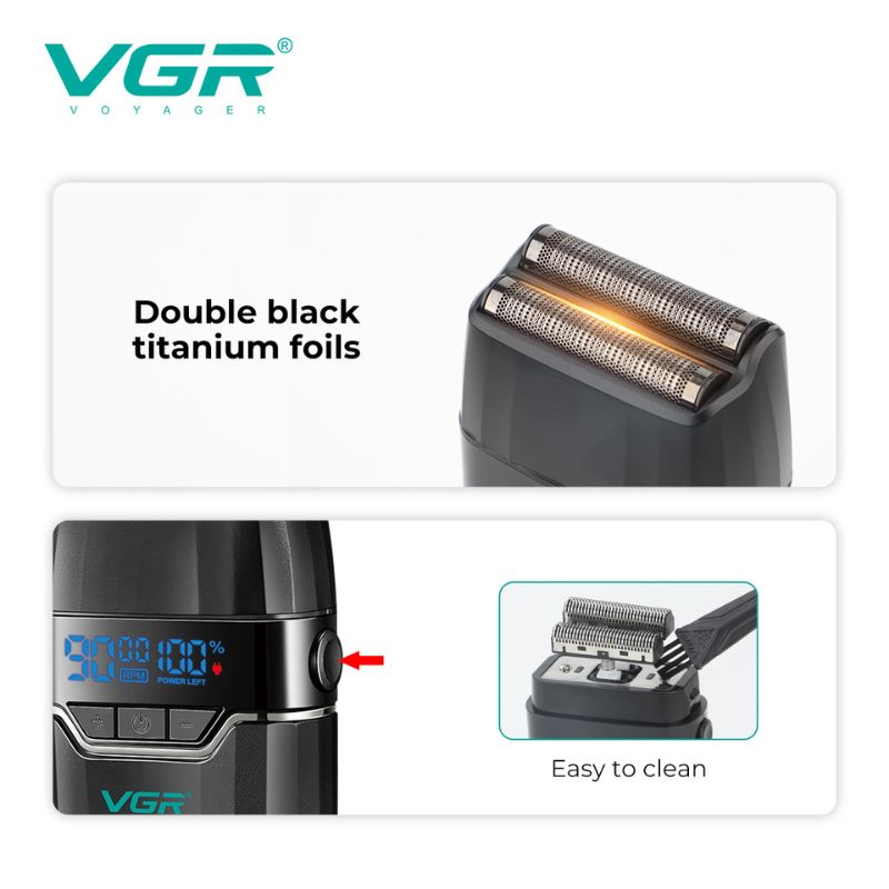 ماكينة تنعيم وحلاقة احترافية للرجال VGR V-308