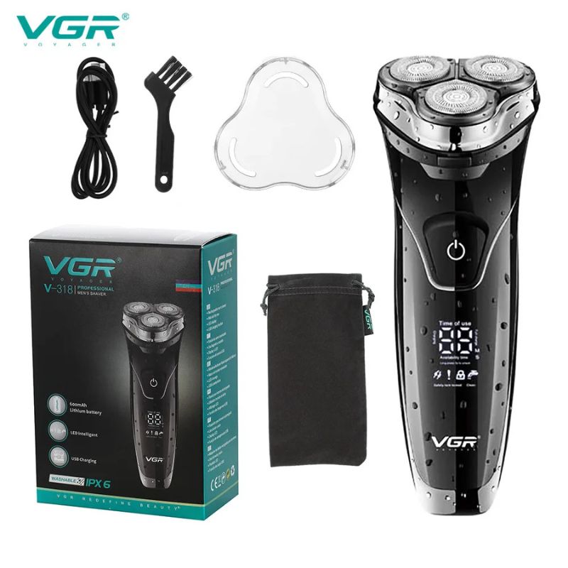 VGR V-318 Rotary Shaver for Men