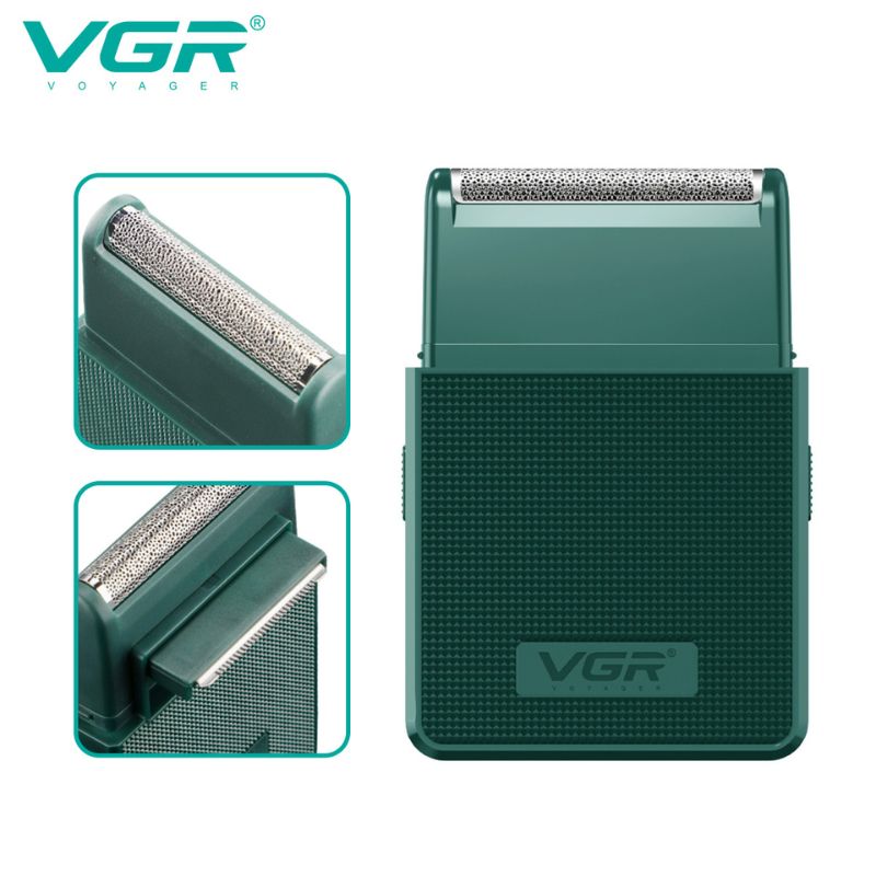 ماكينة حلاقة بحجم الجيب للرجال VGR V-376