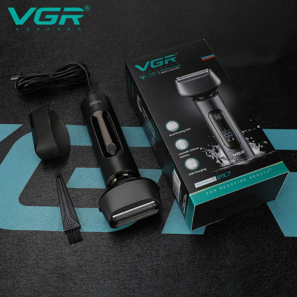 ماكينة تنعيم إحترافية للرجال مقاومة للماء VGR V-381