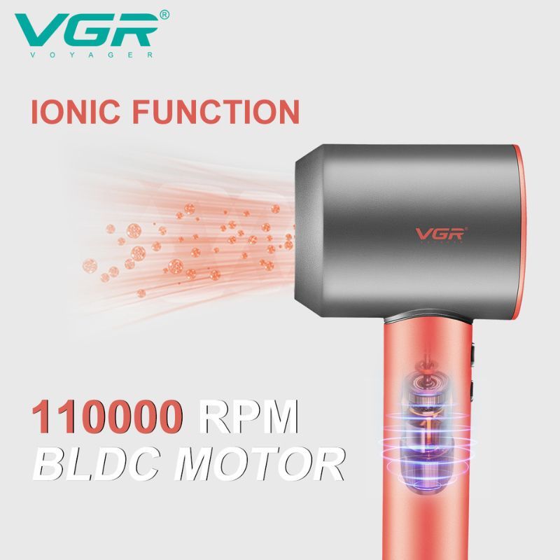 VGR V-440 Professional Hair Dryer high-speed BLDC motor 11000 RPM