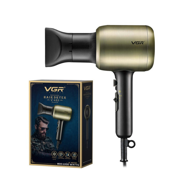 مجفف شعر احترافي بتصميم جديد بقوة 1800 وات VGR V-453