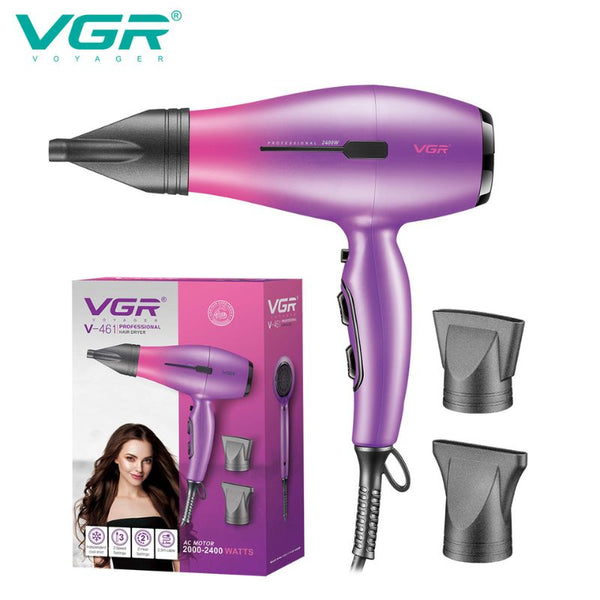 مجفف شعر احترافي للنساء والرجال 2400 وات VGR V-461
