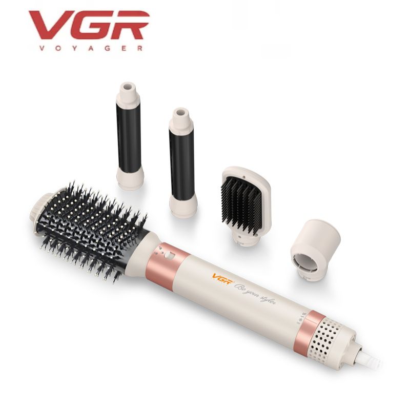 فرشاة ومجفف شعر إحترافية 5 في 1 للنساء VGR V-487