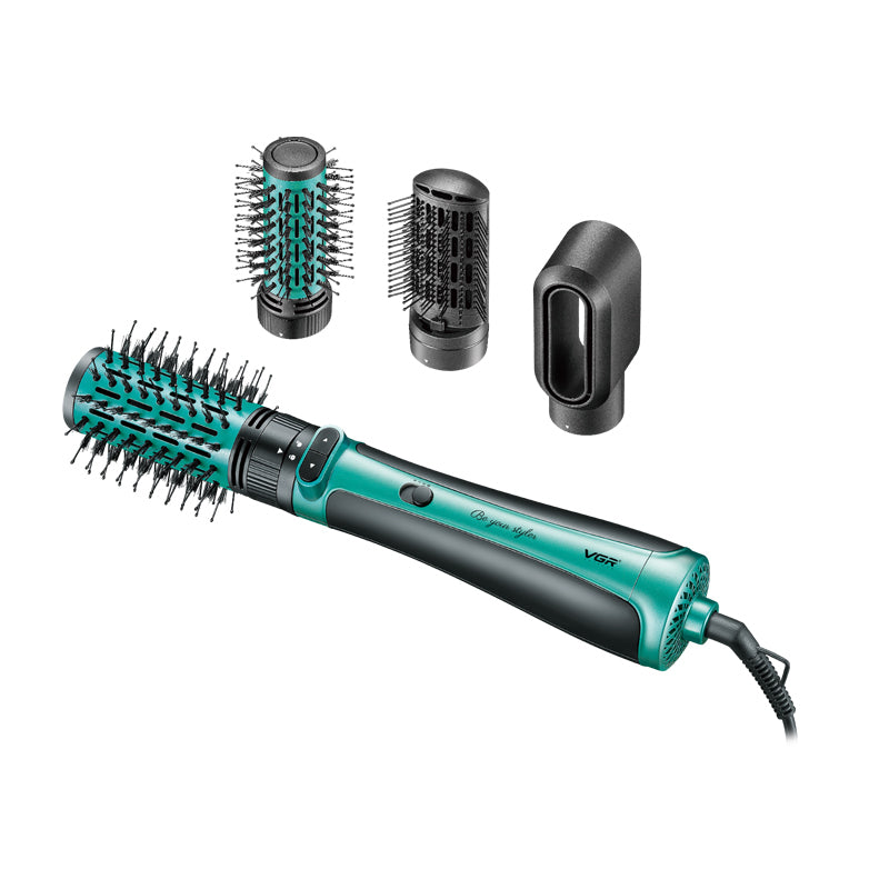 فرشاة ومصفف شعر احترافي يعمل بالهواء الساخن 4 في 1 بقوة 1200 واطVGR V-495