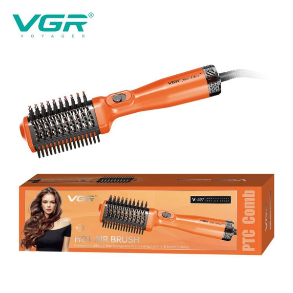 فرشاه الهواء الساخن ومصصف الشعر VGR V-497