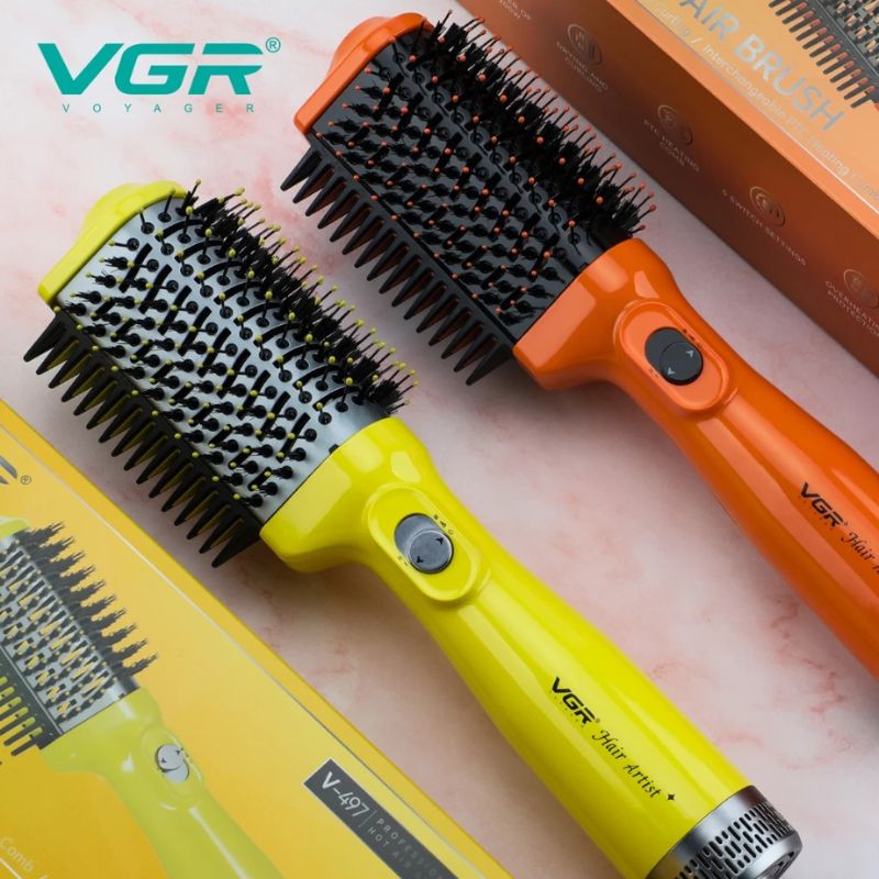 فرشاه الهواء الساخن ومصصف الشعر VGR V-497