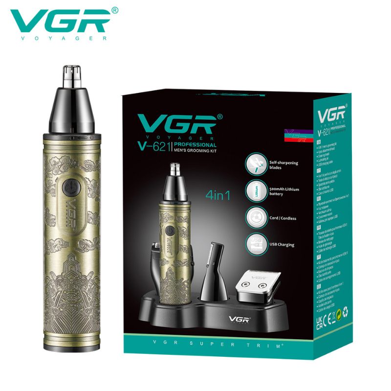 ماكينة تشذيب شعر وأنف إحترافية VGR V-621