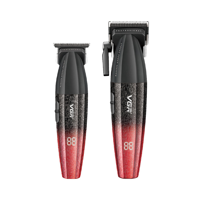 مجموعة عناية إحترافية للرجال أسود VGR V-640 S2