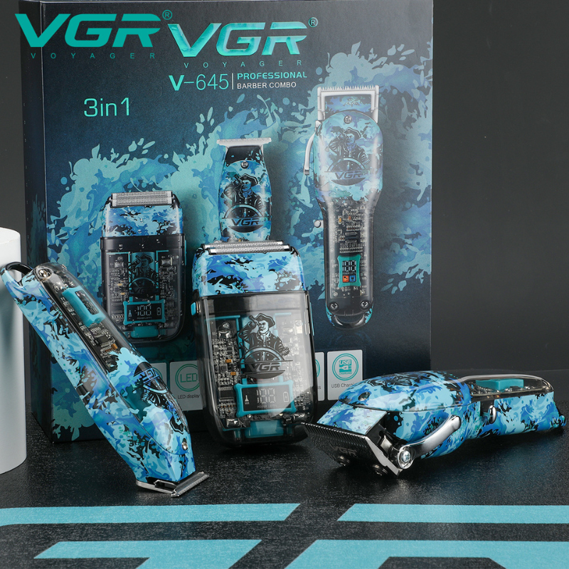 مجموعة عناية 3 في 1 للرجال VGR V-645