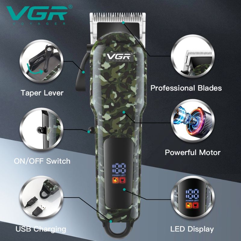 VGR V-665 Professional Hair Clipper