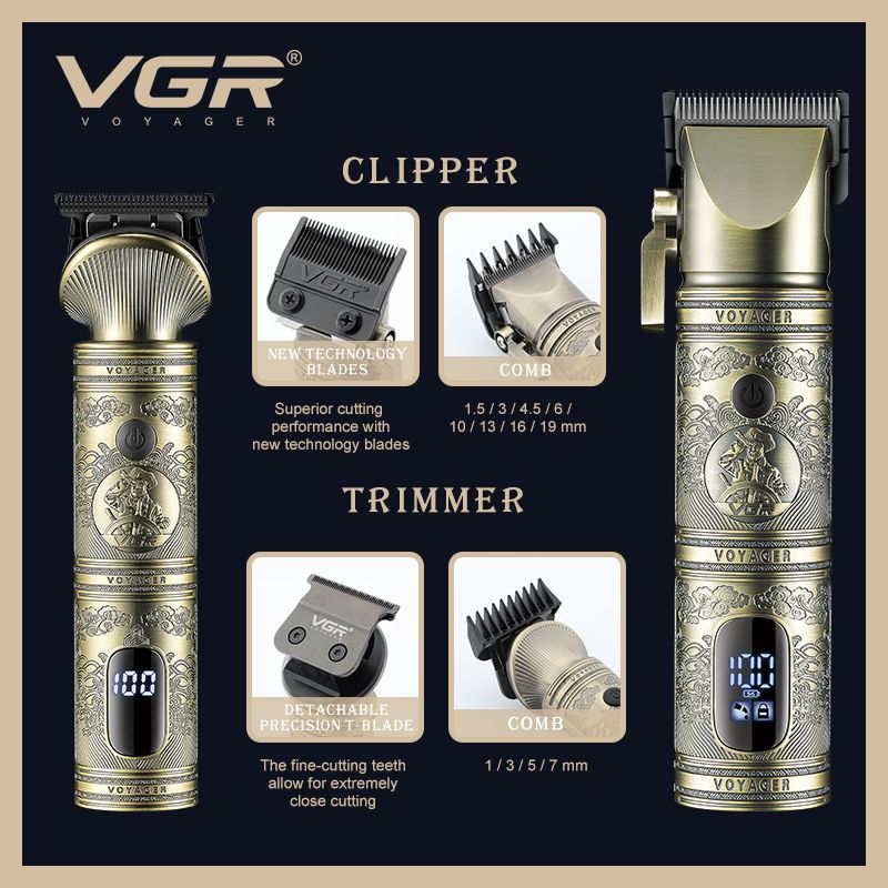 طقم العناية الاحترافي للرجال VGR V-670