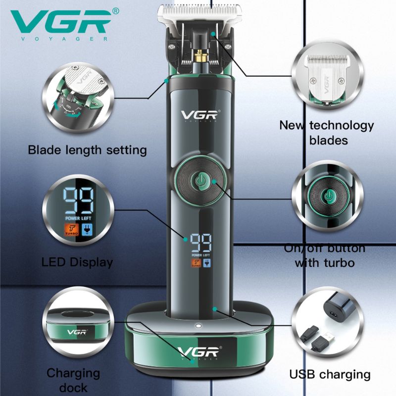 VGR V-671 Professional Hair Clipper