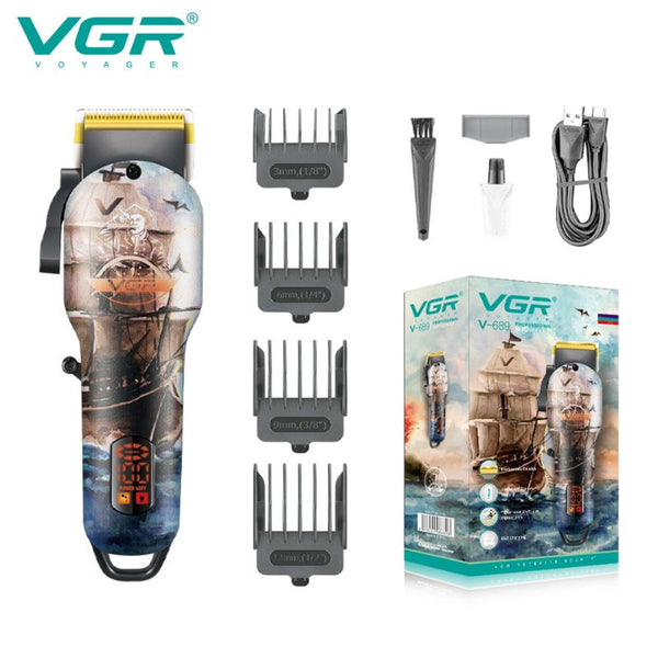 ماكينة قص شعر للرجال، بني VGR V-689