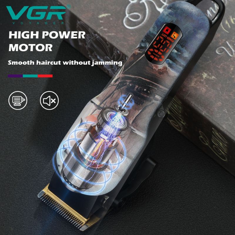 ماكينة قص شعر للرجال، بني VGR V-689