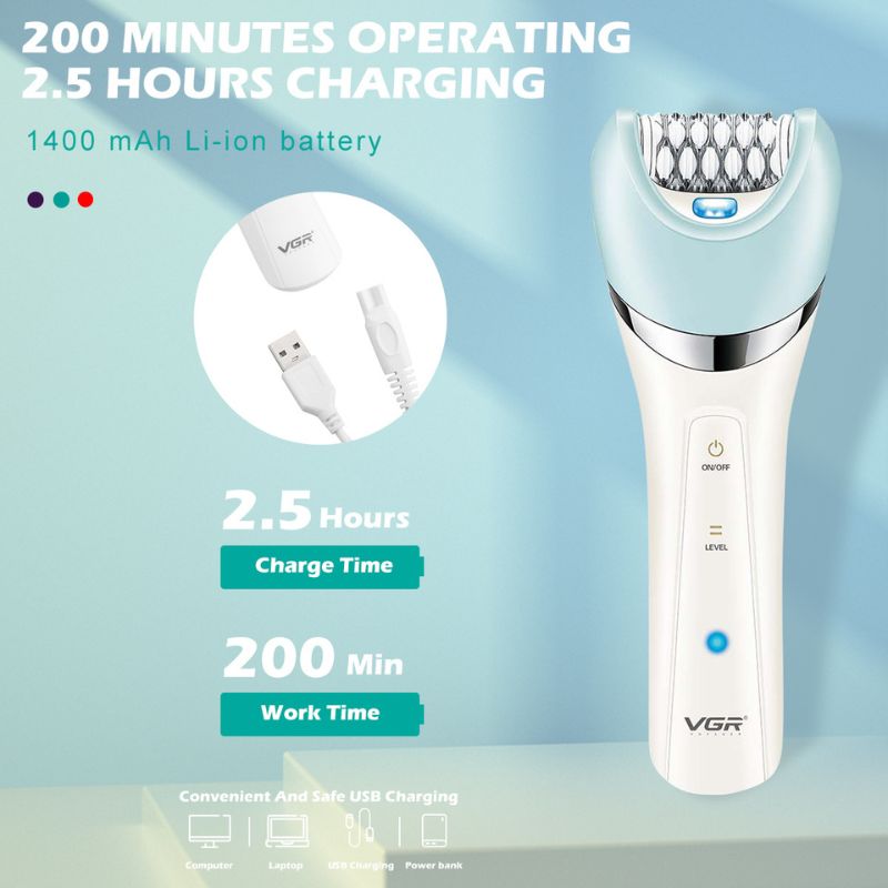 طقم العناية بالنساء الاحترافي 5 في 1 VGR V-703