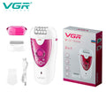 ماكينة إزالة الشعر اللاسلكية الاحترافية 2 في 1 للنساء VGR V-722