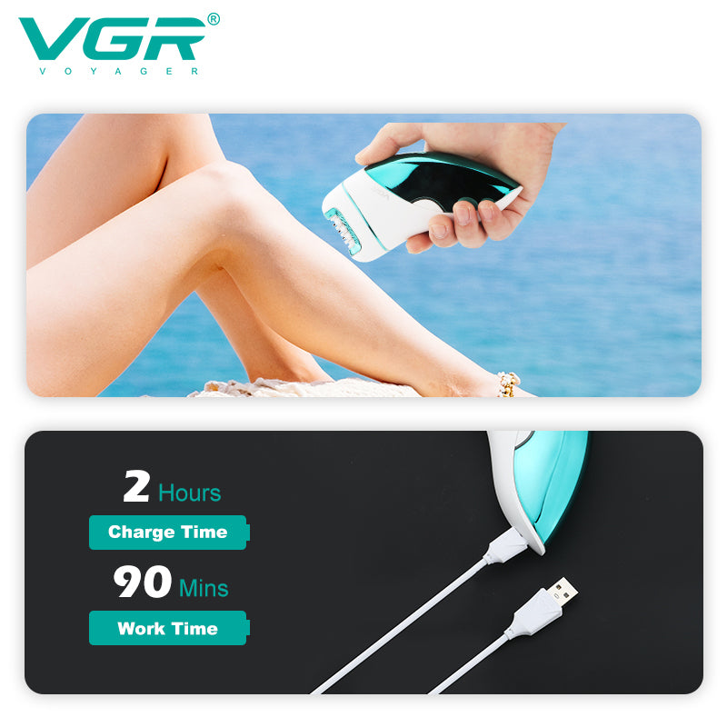ماكينة إزالة شعر نسائية 3 في 1 VGR V-731